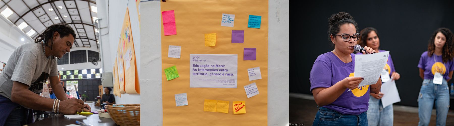 Construção coletiva da Carta para Educação na Maré