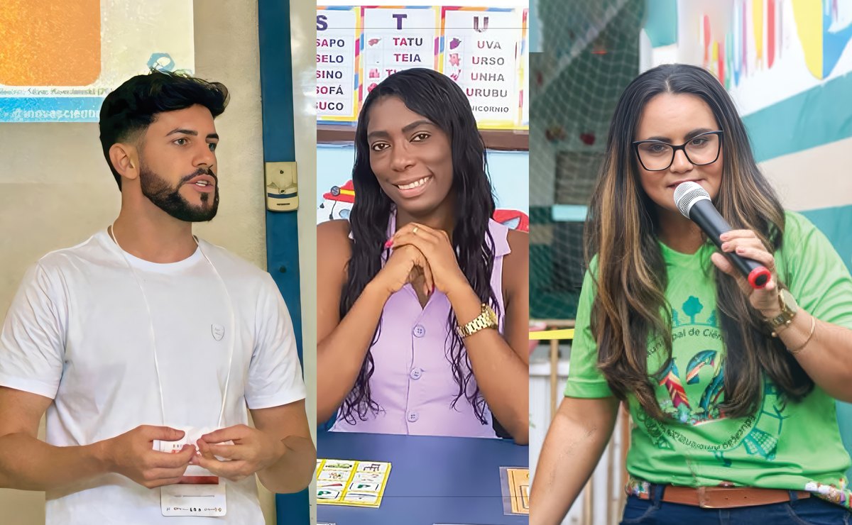Três educadores premiados, três formas de ensinar e aprender